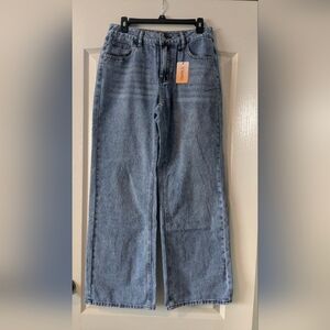 Forever 21 Wide-Leg Jeans Low-rise ,Sz 4/28